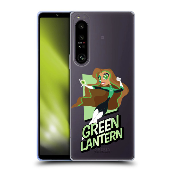 DC Super Hero Girls Characters Green Lantern Soft Gel Case for Sony Xperia 1 IV