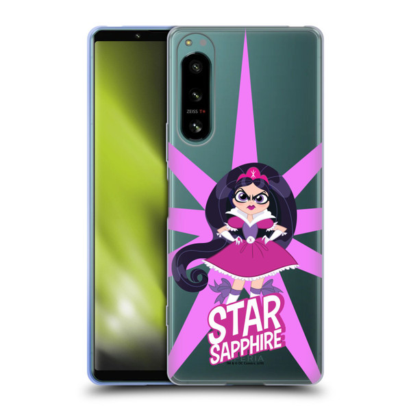 DC Super Hero Girls Characters Star Sapphire Soft Gel Case for Sony Xperia 5 IV