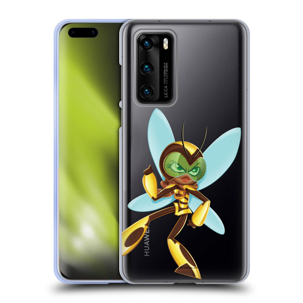 DC Super Hero Girls Rendered Characters Bumblebee Soft Gel Case for Huawei P40 5G