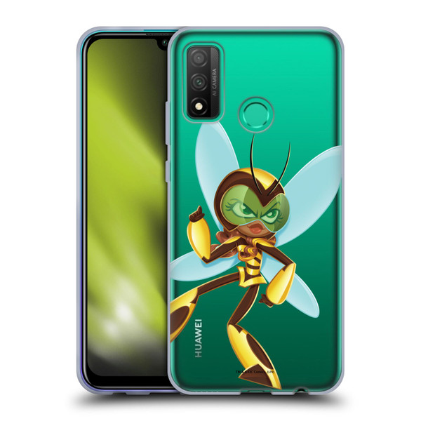 DC Super Hero Girls Rendered Characters Bumblebee Soft Gel Case for Huawei P Smart (2020)