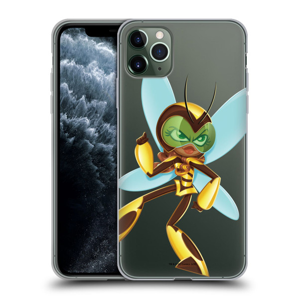 DC Super Hero Girls Rendered Characters Bumblebee Soft Gel Case for Apple iPhone 11 Pro Max