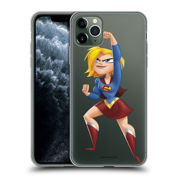DC Super Hero Girls Rendered Characters Supergirl Soft Gel Case for Apple iPhone 11 Pro Max