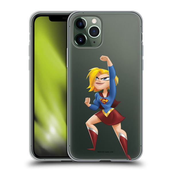 DC Super Hero Girls Rendered Characters Supergirl Soft Gel Case for Apple iPhone 11 Pro
