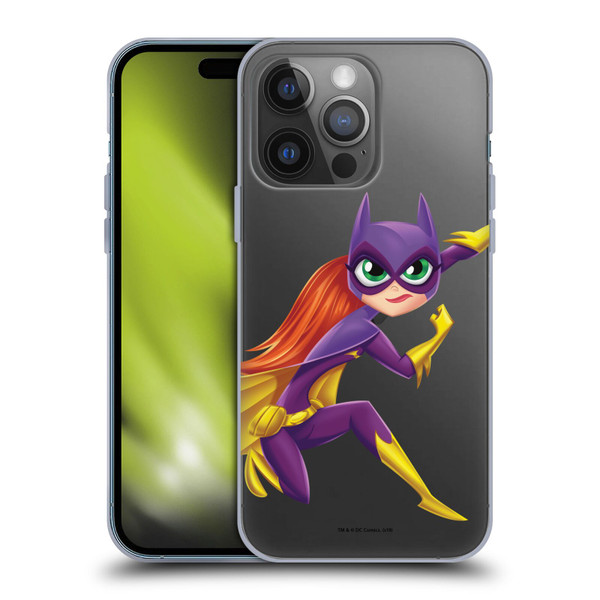 DC Super Hero Girls Rendered Characters Batgirl Soft Gel Case for Apple iPhone 14 Pro