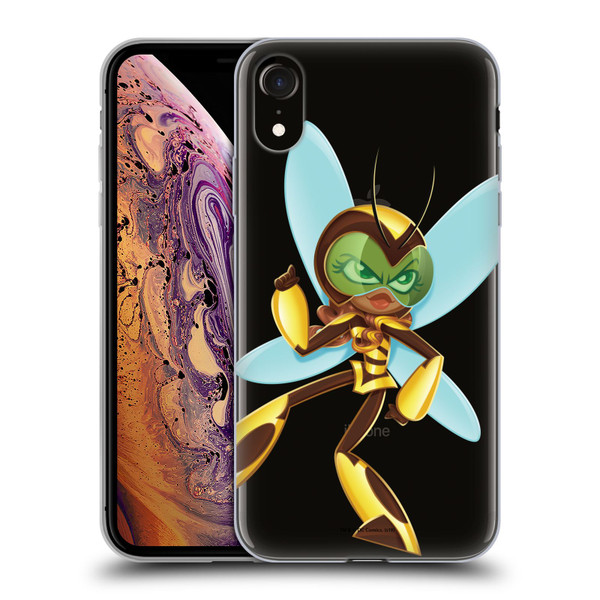 DC Super Hero Girls Rendered Characters Bumblebee Soft Gel Case for Apple iPhone XR