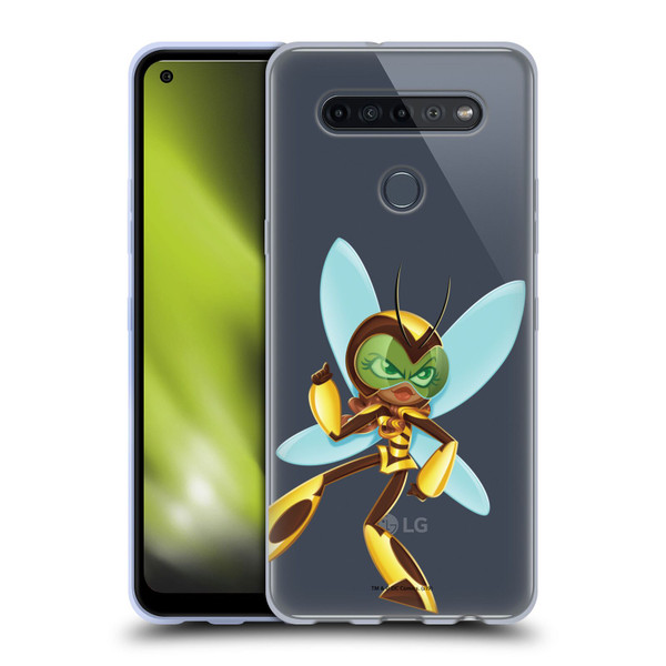 DC Super Hero Girls Rendered Characters Bumblebee Soft Gel Case for LG K51S