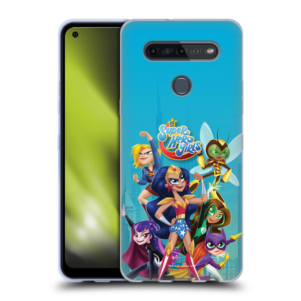 DC Super Hero Girls Rendered Characters Group Soft Gel Case for LG K51S