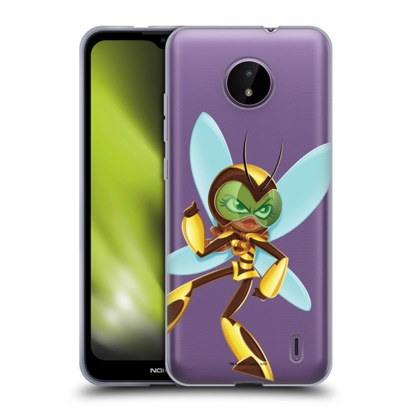 DC Super Hero Girls Rendered Characters Bumblebee Soft Gel Case for Nokia C10 / C20