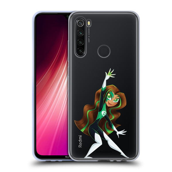 DC Super Hero Girls Rendered Characters Green Lantern Soft Gel Case for Xiaomi Redmi Note 8T