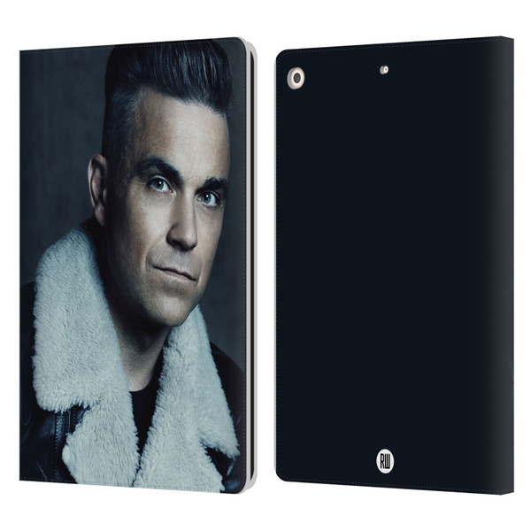 Robbie Williams Calendar Leather Jacket Leather Book Wallet Case Cover For Apple iPad 10.2 2019/2020/2021