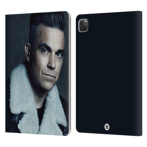 Robbie Williams Calendar Leather Jacket Leather Book Wallet Case Cover For Apple iPad Pro 11 2020 / 2021 / 2022