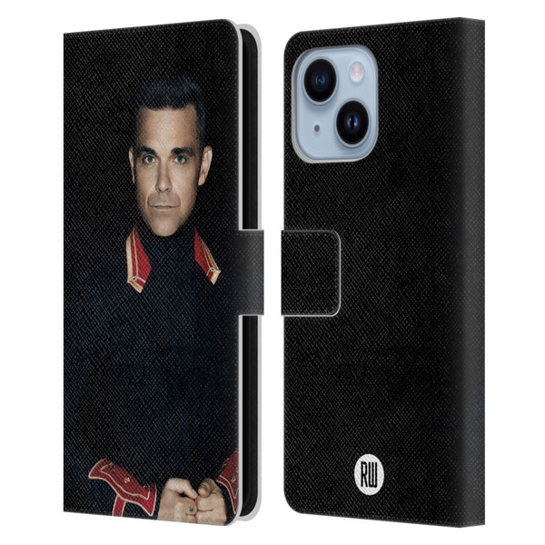 Robbie Williams Calendar Portrait Leather Book Wallet Case Cover For Apple iPhone 14 Plus