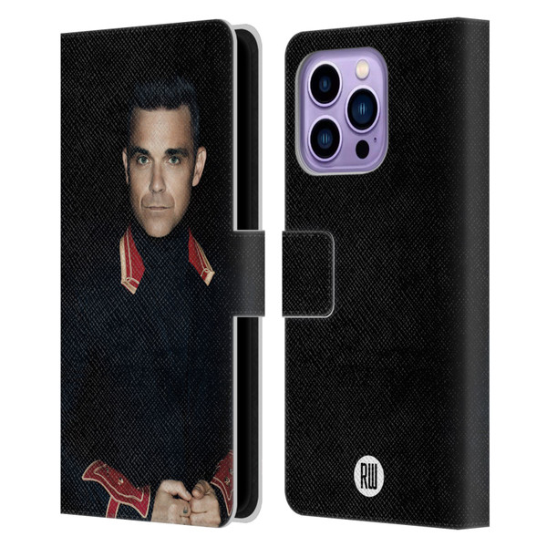 Robbie Williams Calendar Portrait Leather Book Wallet Case Cover For Apple iPhone 14 Pro Max