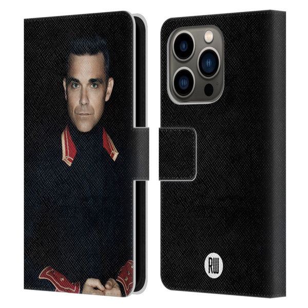 Robbie Williams Calendar Portrait Leather Book Wallet Case Cover For Apple iPhone 14 Pro