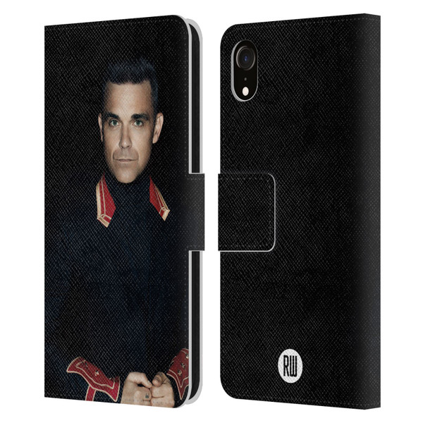 Robbie Williams Calendar Portrait Leather Book Wallet Case Cover For Apple iPhone XR