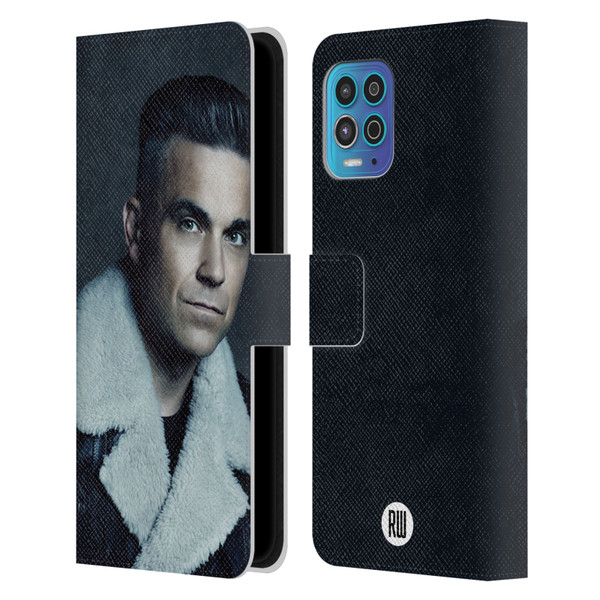Robbie Williams Calendar Leather Jacket Leather Book Wallet Case Cover For Motorola Moto G100