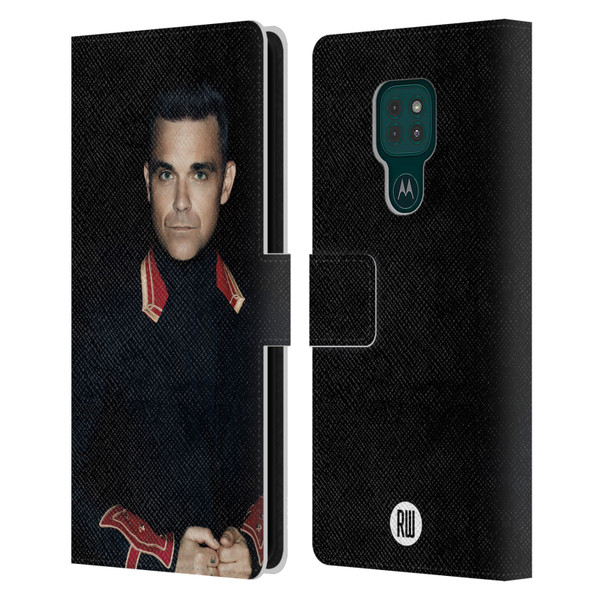 Robbie Williams Calendar Portrait Leather Book Wallet Case Cover For Motorola Moto G9 Play