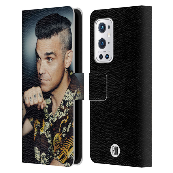 Robbie Williams Calendar Love Tattoo Leather Book Wallet Case Cover For OnePlus 9 Pro