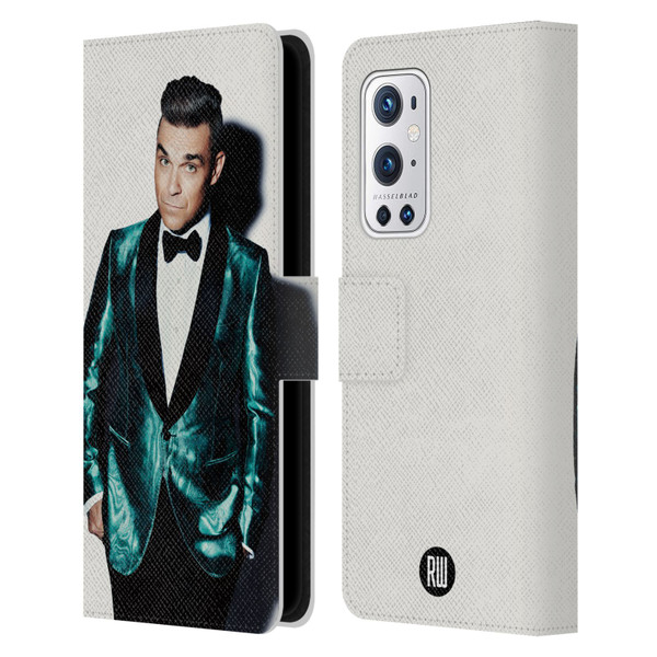 Robbie Williams Calendar White Background Leather Book Wallet Case Cover For OnePlus 9 Pro