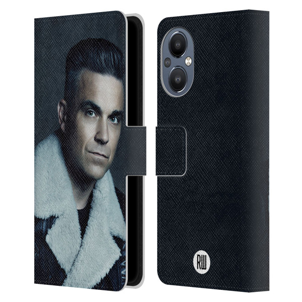 Robbie Williams Calendar Leather Jacket Leather Book Wallet Case Cover For OnePlus Nord N20 5G