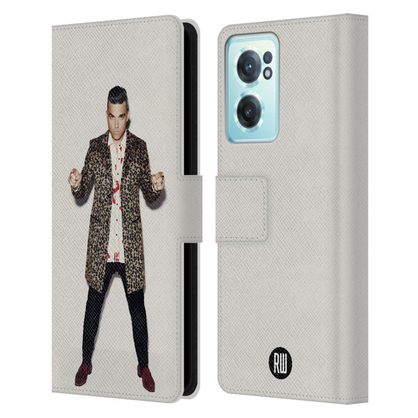 Robbie Williams Calendar Animal Print Coat Leather Book Wallet Case Cover For OnePlus Nord CE 2 5G