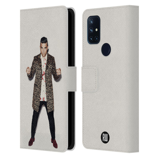 Robbie Williams Calendar Animal Print Coat Leather Book Wallet Case Cover For OnePlus Nord N10 5G