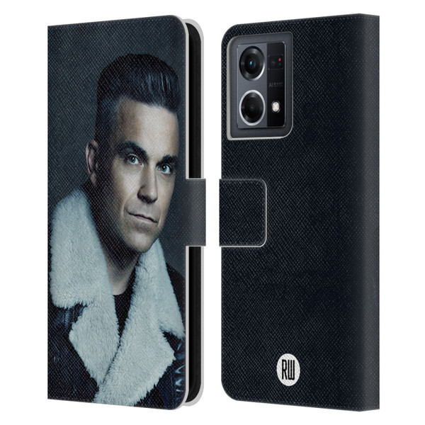Robbie Williams Calendar Leather Jacket Leather Book Wallet Case Cover For OPPO Reno8 4G