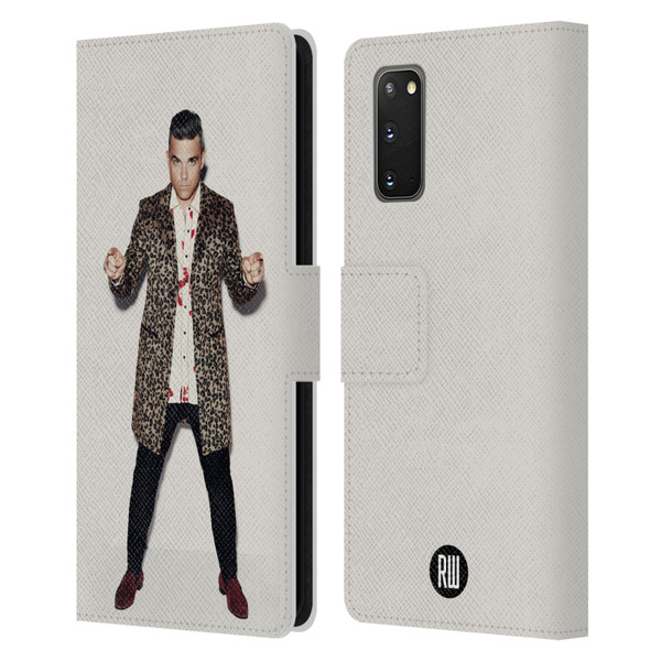 Robbie Williams Calendar Animal Print Coat Leather Book Wallet Case Cover For Samsung Galaxy S20 / S20 5G
