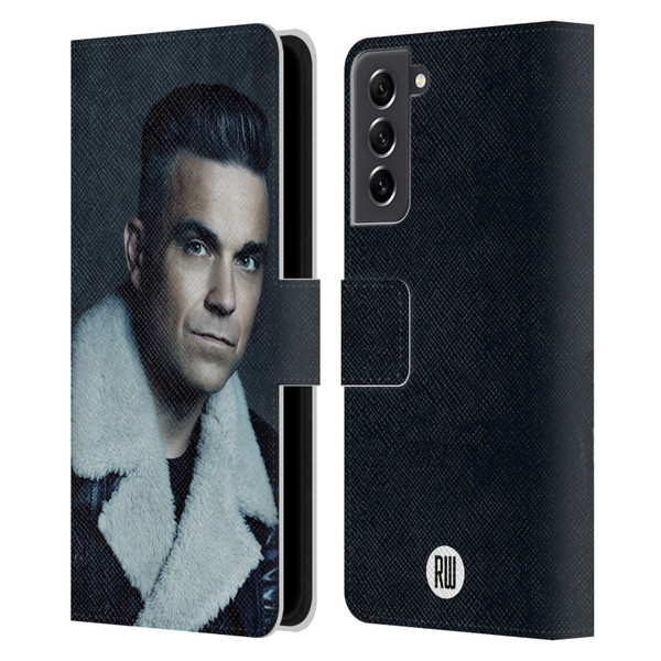 Robbie Williams Calendar Leather Jacket Leather Book Wallet Case Cover For Samsung Galaxy S21 FE 5G