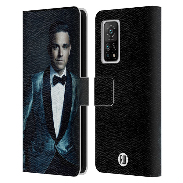 Robbie Williams Calendar Dark Background Leather Book Wallet Case Cover For Xiaomi Mi 10T 5G