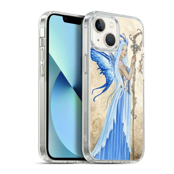 Amy Brown Elemental Series Blue Goddess Soft Gel Case for Apple iPhone 13