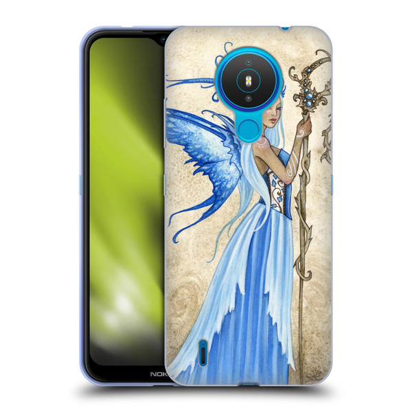 Amy Brown Elemental Fairies Blue Goddess Soft Gel Case for Nokia 1.4