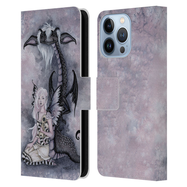 Amy Brown Folklore Evie And The Nightmare Leather Book Wallet Case Cover For Apple iPhone 13 Pro