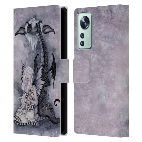 Amy Brown Folklore Evie And The Nightmare Leather Book Wallet Case Cover For Xiaomi 12