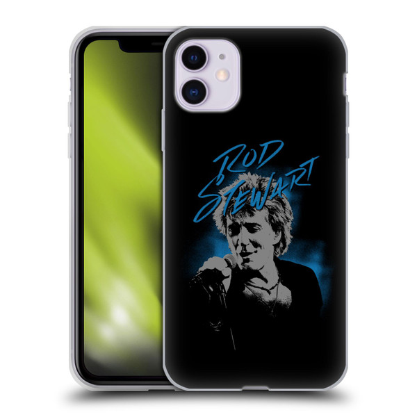 Rod Stewart Art Scribble Soft Gel Case for Apple iPhone 11