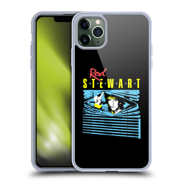 Rod Stewart Art Blinds Soft Gel Case for Apple iPhone 11 Pro Max
