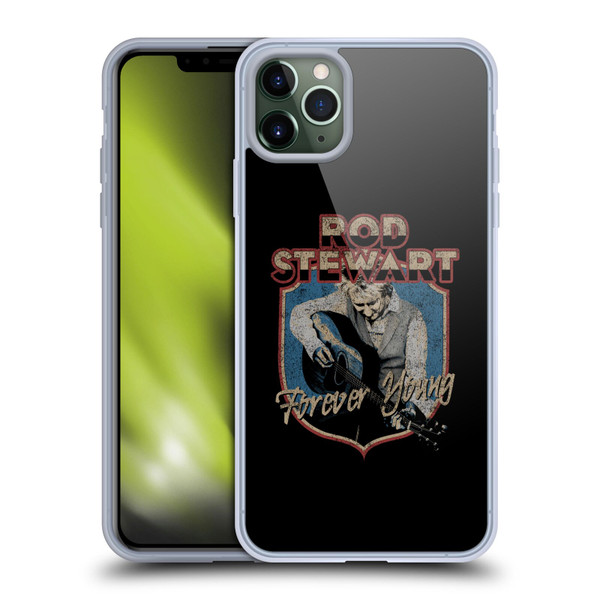 Rod Stewart Art Forever Young Soft Gel Case for Apple iPhone 11 Pro Max