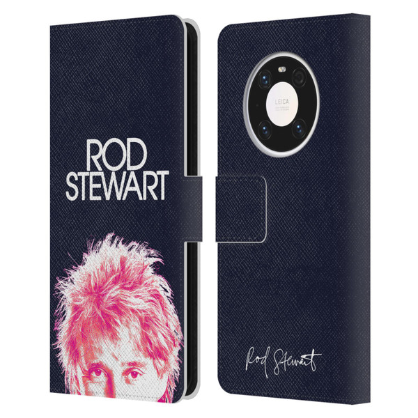 Rod Stewart Art Neon Leather Book Wallet Case Cover For Huawei Mate 40 Pro 5G