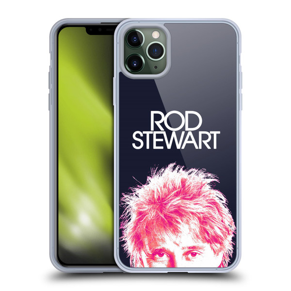 Rod Stewart Art Neon Soft Gel Case for Apple iPhone 11 Pro Max
