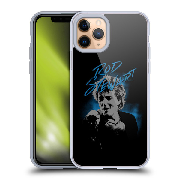 Rod Stewart Art Scribble Soft Gel Case for Apple iPhone 11 Pro