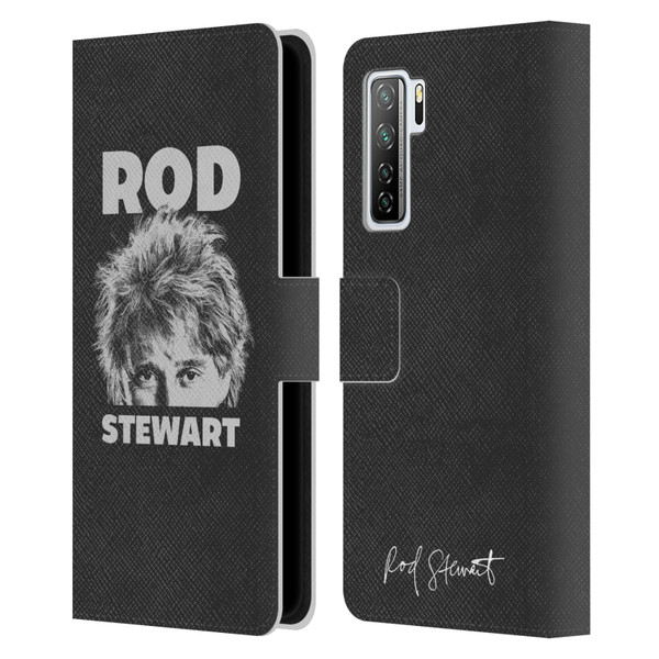 Rod Stewart Art Black And White Leather Book Wallet Case Cover For Huawei Nova 7 SE/P40 Lite 5G