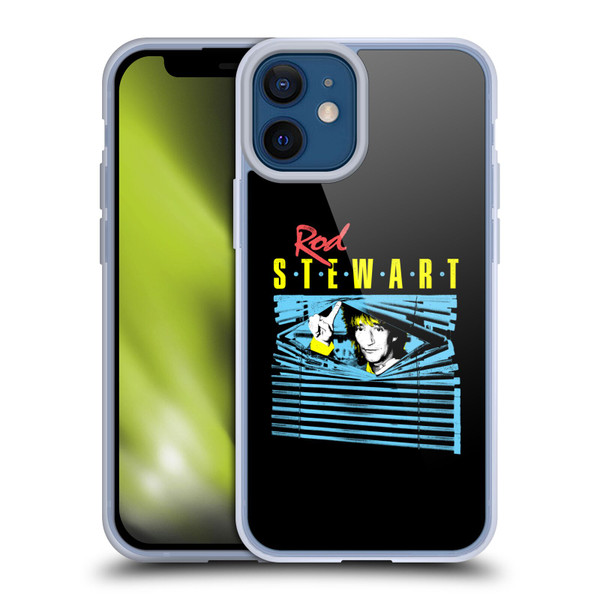 Rod Stewart Art Blinds Soft Gel Case for Apple iPhone 12 Mini