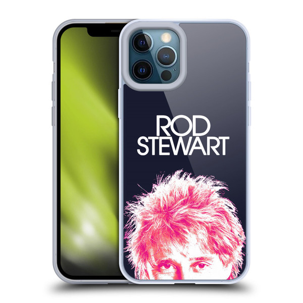 Rod Stewart Art Neon Soft Gel Case for Apple iPhone 12 Pro Max