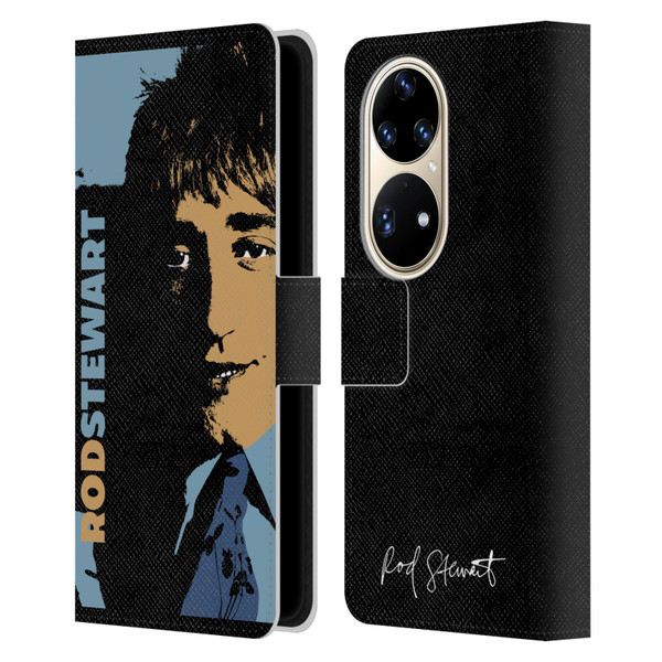 Rod Stewart Art Yesterday Retro Leather Book Wallet Case Cover For Huawei P50 Pro