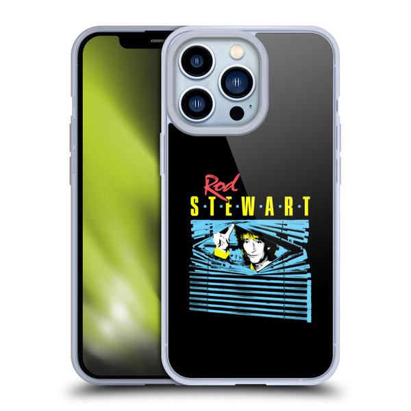 Rod Stewart Art Blinds Soft Gel Case for Apple iPhone 13 Pro
