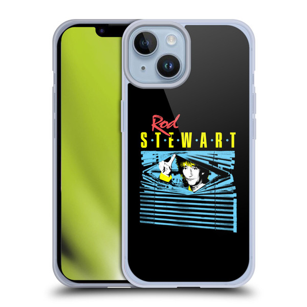 Rod Stewart Art Blinds Soft Gel Case for Apple iPhone 14