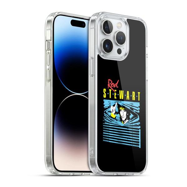 Rod Stewart Art Blinds Soft Gel Case for Apple iPhone 14 Pro Max