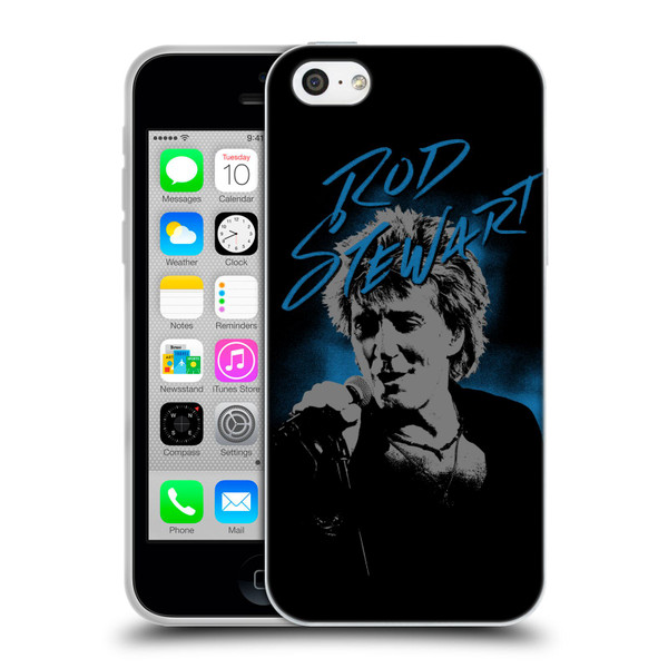Rod Stewart Art Scribble Soft Gel Case for Apple iPhone 5c