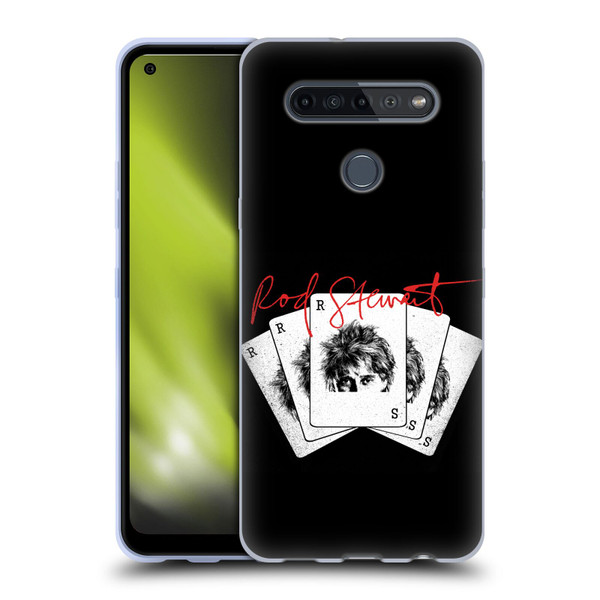 Rod Stewart Art Poker Hand Soft Gel Case for LG K51S