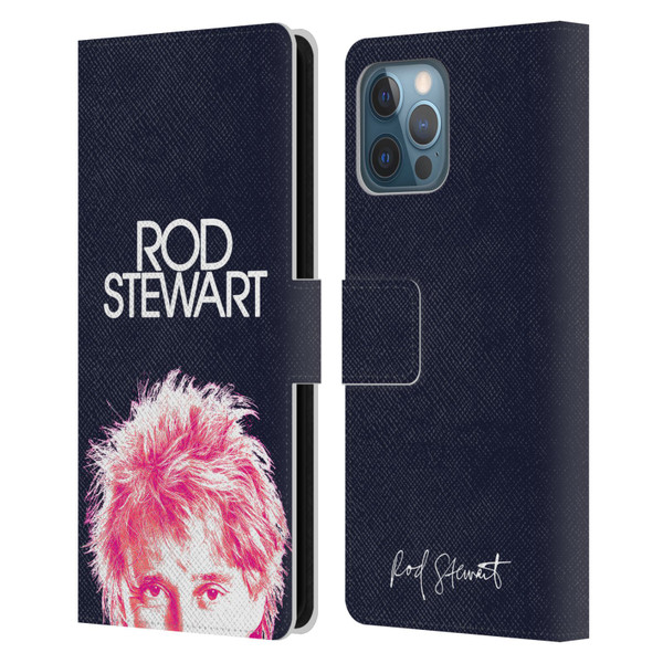 Rod Stewart Art Neon Leather Book Wallet Case Cover For Apple iPhone 12 Pro Max